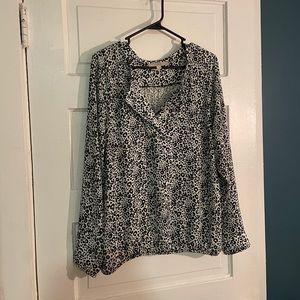 LOFT Leopard Print Blouse